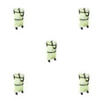 thumbnail image 2 of Transemion Versatile Foldable Shopping Trolley Bag For Various Occasions Foldable green flowers 5Set, 2 of 6