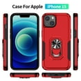 thumbnail image 5 of Casetego for iPhone 15 Pro Max Case,Military Grade Shockproof Dropproof,with Kickstand Rugged Heavy Duty Protection Phone Case Cover,Red, 5 of 10