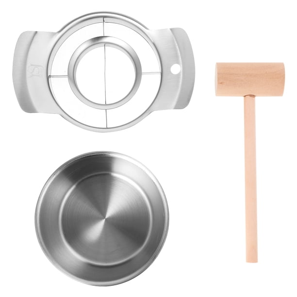 1 juego de pelador de granadas de cocina de acero inoxidable, desgranador de granadas, herramienta para pelar granadas.