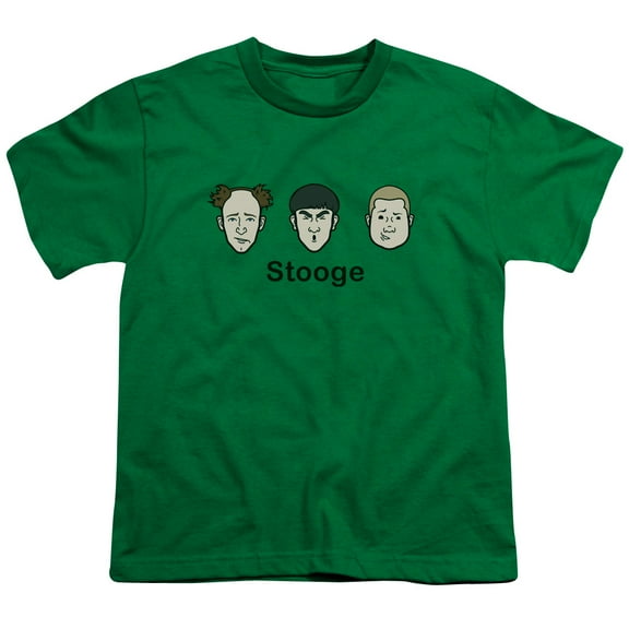 Three StoogeS/Stooge S/S Youth 18/1 T-Shirt Kelly Green