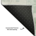 thumbnail image 5 of Addison Rugs Mayfield Premium Machine Washable Transitional Stripes Mint Rectangle Rug, 5' x 7'6", 5 of 7