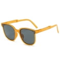 thumbnail image 2 of YAOBAMM Transparent Sunglasses Children Sunglasses Foldable Strong Hinge UV Protection Transparent Clear View Easy Storage Photo Prop Decorative Collapsible Sunglasses, 2 of 7