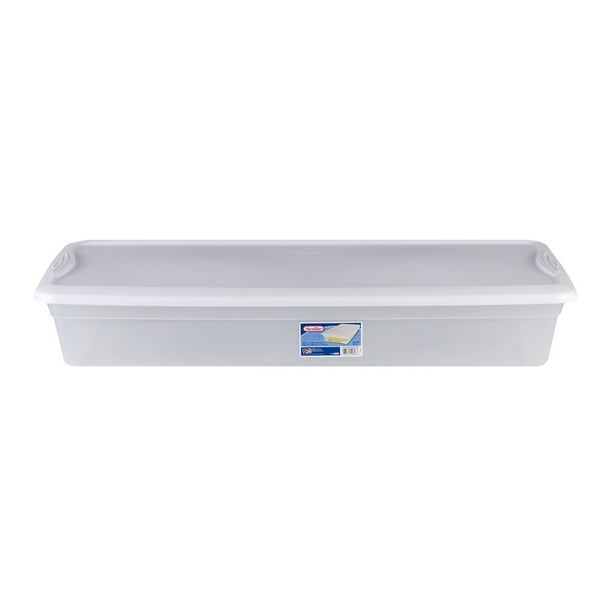 Sterilite Underbed Box 41 Qt. White, 1.0 CTSterilite Underbed Box 41 Qt. White, 1.0 CT