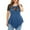 Blue, variant on UPPADA Womens Plus Size Tank Tops Cute Lace Crochet Tank Tops Casual Summer Sleeveless Blouse Dressy Ruffle Hem Tunic Tops Vest Camis Blue,L