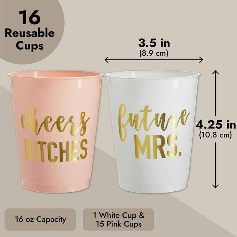Bride to Be Iced Coffee Cup with Bamboo Lids and Straws | 16 oz Mason Jar  Cups | Bridesmaid Proposal Gifts, Bridal Shower Favors, Bachelorette Party
