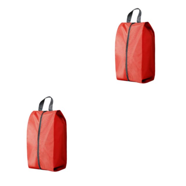Baohd Travel-friendly Shoe Bag Compact And Durable Shoe Storage Solution Easy red L 2Set
