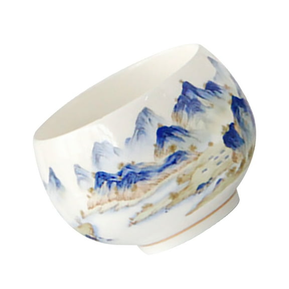 HEMOTON Hand Painted Traditional Chinese Ceramic Teacup for Tea Lovers and Storage Use