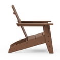thumbnail image 4 of Better Homes & Gardens by POLYWOOD Southlake Outdoor Modern Adirondack Chair, All-Weather HDPE, Patio Seat, Teak, 4 of 11