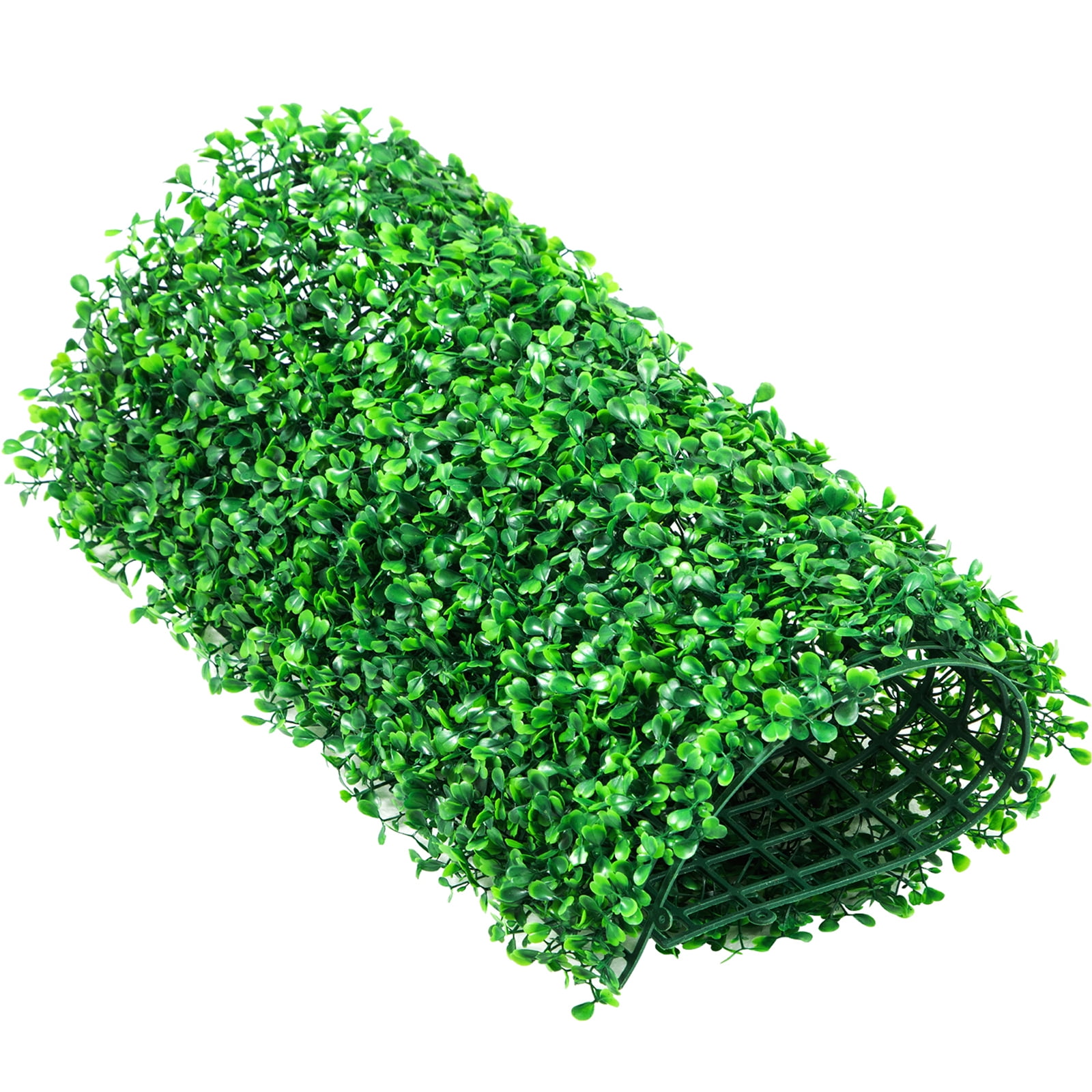 12PCS Artificial Boxwood Panels, Boxwood Hedge Wall Mat,Artificial Grass Backdrop Wall, Privacy Hedge Screen UV Protected for Outdoor Indoor Garden Fence Backyard, 10"x10"
