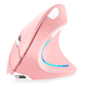 thumbnail image 1 of Ratón Vertical Inalámbrico Recargable Ergonómico De 2,4 G Xtellar Color Rosa, 1 of 4