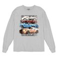 thumbnail image 5 of Shelby Cars Sketch Long Sleeve T-shirt Mustang Racing American Muscle Car GT500 Cobra Performance Powered by Ford, 5 of 7