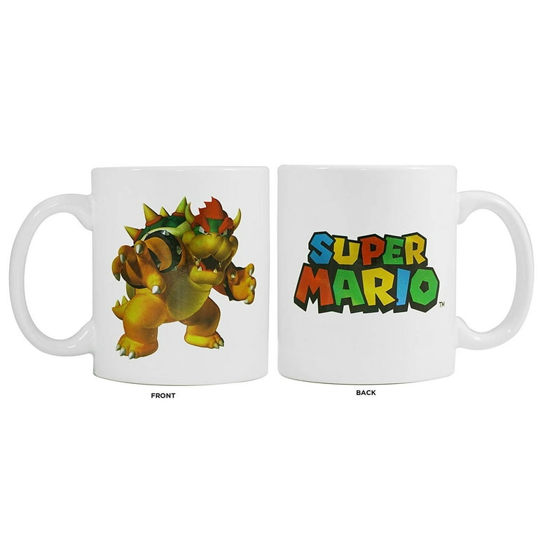 Nintendo Licensed Super Mario Bowser Ceramic 11oz Coffee Mug Cup