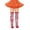 Watermelon Red3, variant on REDARER Girls' Striped Knee High Socks, Soft Stretch Breathable Long Stockings for Daily & Wear,7-12 Years