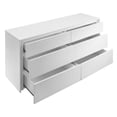 thumbnail image 3 of Casabianca Home Zen High Gloss White Lacquer Dresser CB-1104-D-WH, 3 of 3