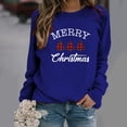 thumbnail image 2 of Sudaderas Navideñas Para Mujer, Blusa de Manga Larga Con Bolsillo Estampado A La Moda, Tops Informales, Sudaderas Con Botones Odeerbi ODB191808, 2 of 7
