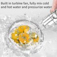thumbnail image 3 of Pressurized Rotate Adjustable Shower Head - Water Saving Shower Head (color: Silver), 3 of 4