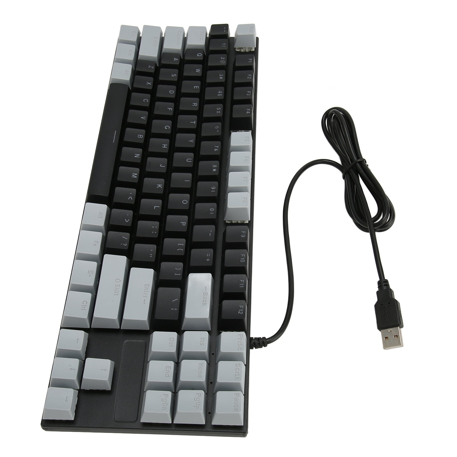 Wired Keyboard,Mechanical Keyboard 87 Keys Laptop Keyboard Mechanical Keyboard Future-Proof Design