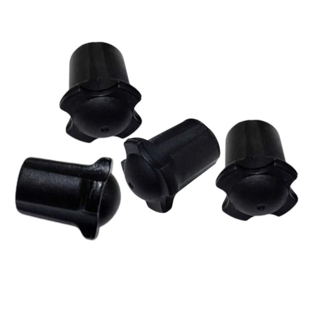 4x Calentadores de piernas para silla plegable con forma de luna, mesa de comedor, calcetines desmontables, impermeables y redondos Diámetro interior 13mm