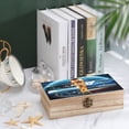 thumbnail image 4 of FIFA WORLD CUP-theme Wooden Storage Box Rustic Wood Organizer Box Decorative Keepsake Box Multipurpose Desktop Storage Chest for Home Office Jewelry Trinkets Crafts Supplies, 4 of 6