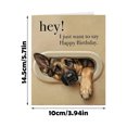 thumbnail image 4 of Interesting Dog Birthday Card: Pet Theme Birthday Greeting Card, 4 of 9