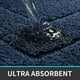 thumbnail image 3 of Non-Slip Bath Mat, Soft Microfiber Bath Mat, Absorbent, Extra Thick Shower Mat for Bathroom, 50 x 80 cm, Navy Blue, 3 of 5