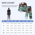 thumbnail image 4 of Fotbe Stylish Sunglasses Iguana Pijama de Hombre con Estampado de Manga Larga, Conjunto de 2 Piezas, Ropa de Dormir Suave y Cómoda con Bolsillos-XX-Large, 4 of 7