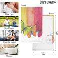 thumbnail image 3 of Dreamtimes Butterfly Cotton Hand Towels Set of 2 Absorbent Bath Towel Decorative Fingertip Towels for Bathroom Gym Spa Hotel Beach Swimming Pool,16"x 28", 3 of 7