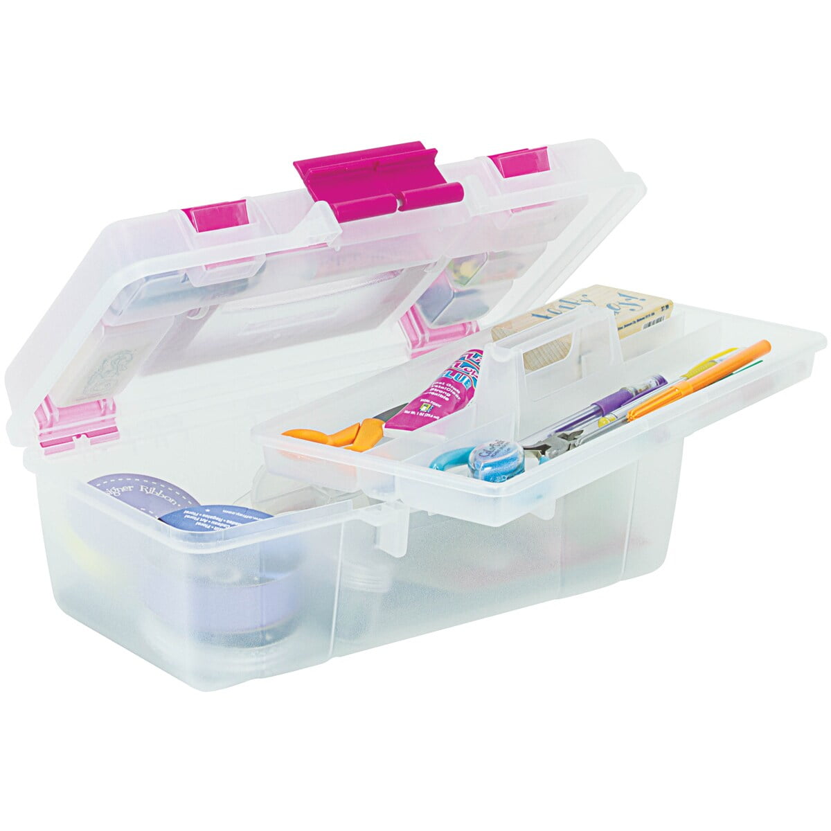 Creative Options Clear Tool Box Organizer, 1 Each