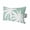 Green, variant on Turquoise Blue Tropical Tree Outdoor Pillows for Chaise Lounge Chair Waterproof Lumbar Pillows with Insert&Adjustable Elastic Strap Beach Headrest Pillow Summer Coastal Palm Trees Pool Pillow 11"x16"