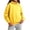 Yellow, variant on Zylanna Girls Hoodie Sweatshirts, Classic Hooded Long Sleeve Loose Fit Solid Color Casual Pullover Tops for Fall Red Size 7-8