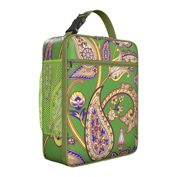 Sac à Lunch Isolé Vintage Motif Floral Ethnique Paisley Rétro Coloré Boho Abstrait Décoratif Mandala Chic Exotique Bohème Géométrique Artistique Élégant Classique