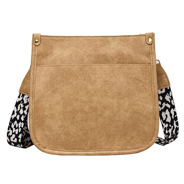 Bolso bandolera Bolso de piel para mujer Bolso bandolera Bolso cubo para mujer, correa ajustable