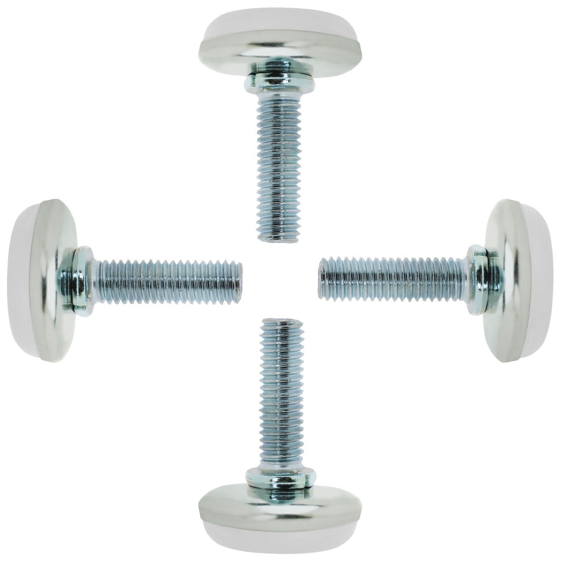 M8 x 25 x 30mm Leveling Feet Adjustable Leveler for Table Chair Machine Leg 4pcs
