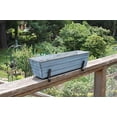 thumbnail image 3 of Achla C08NB-K6 2 x 6 Railings Flower Box with Brackets, Blue - Small, 3 of 4