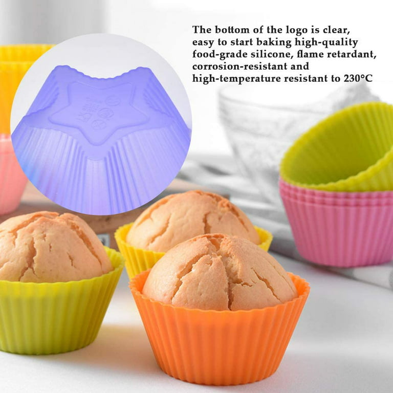 3PCS/Set Cupcake Silicone Mould Single Flower Shape Heat Resistant
