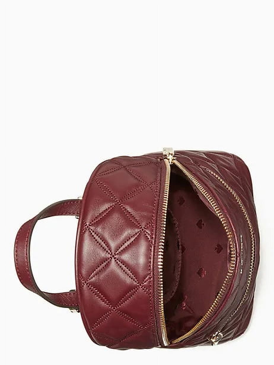 Kate Spade WKRU7075 natalia mini convertible backpack in cherry - Main Image
