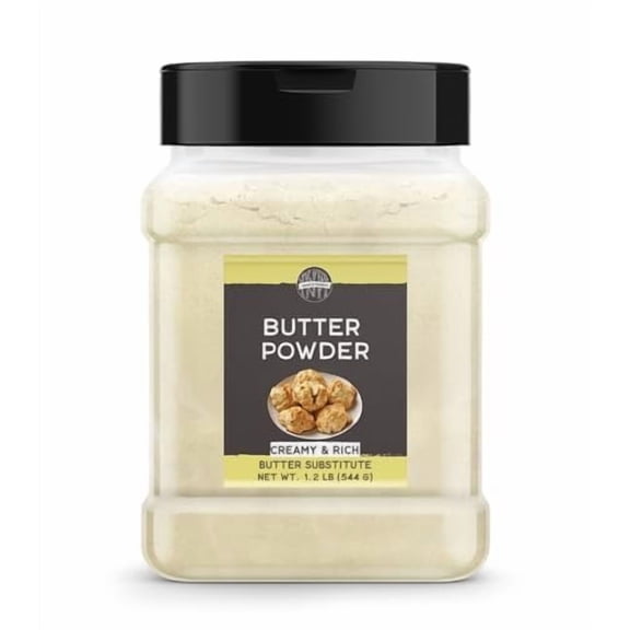 Birch & Meadow Butter Powder, 1.2 lbs, Popcorn Topping, Rich & Creamy, Butter Substitute