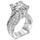 thumbnail image 1 of Anillo de compromiso con circonita en forma de huevo de ganso con incrustaciones de chapado en oro rosa y joyería de moda europea y americana, 1 of 4