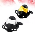 thumbnail image 4 of MasteelfCA 2pcs Bell Bike Bell Double Rubber Band Bike Bell Eco-friendly Durable for (Random Color), 4 of 7