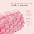 thumbnail image 3 of Textured Foam Roller, Hollow EVA Yoga Massage Roller 10.2 x 3.1 in for Pilates, Stretching and Fitness, 3 of 9