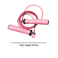 thumbnail image 2 of Speed Skipping Rope for Fitness Tangle-Free AdjustableAnti-Slip Handles with Sweat Headbands - pink, 2 of 5