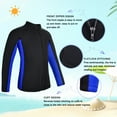 thumbnail image 4 of REALON Kids Wetsuit Top Jacket for Boys Girls Toddler Youth, Children's Wet Suit Shirt Neoprene 3mm Long Sleeve Swimsuit for Swimming Surfing Water Sports, 4 of 7
