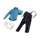 thumbnail image 2 of 1/6 Suspender Shoes Shirt Suit, Accesorio de Vestir para Muñecas, Ropa de Muñeca de Figura de Moda de Tela para Accesorios de Figuras de Acció, 2 of 8