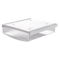 thumbnail image 1 of under Desk Drawer Attachable Hidden Slide-out Plastic Stick on Drawer under Desk Organizer Office Supplies, 1 of 5