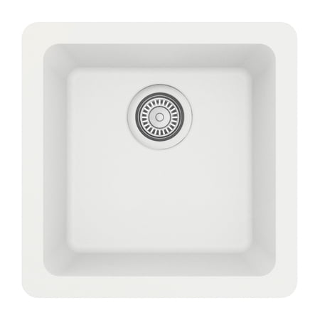 Karran Usa Qu-690 Quartz Qu 16-5/8 Undermount Single Basin Quartz Composite Kitchen/Bar