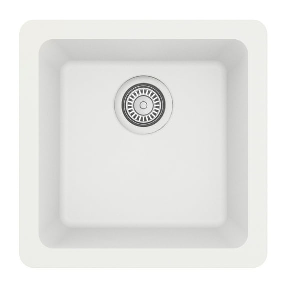 Karran Usa Qu-690 Quartz Qu 16-5/8" Undermount Single Basin Quartz Composite Kitchen/Bar