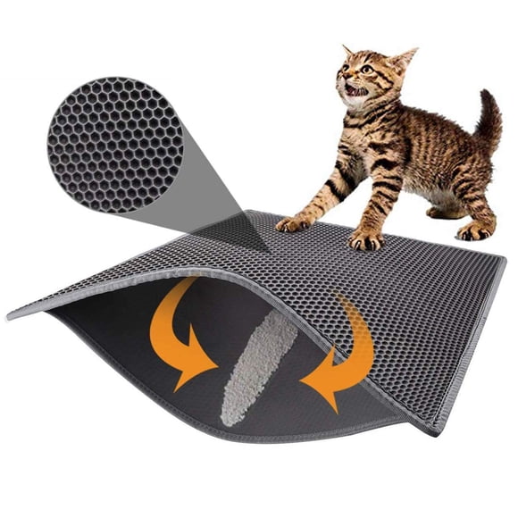 Alfombrilla de Arena para Gatos Pieviev Impermeable