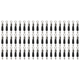 thumbnail image 5 of Anillos Conector de pesca Cojinete de bolas Ganchos de enlace rápido giratorios (M) Negro 30 piezas, 5 of 6