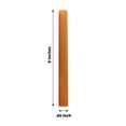 thumbnail image 3 of BalsaCircle 5 Unscented 9 in Gold Beige Premium Wax Taper Candles Ribbed Design Party Events Decorations Supplies, 3 of 8