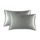 thumbnail image 4 of Funda de almohada de seda sintética Funda de almohada Funda de almohada de lijado Funda de almohada de color sólido, 4 of 6